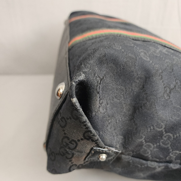 ✨️GUCCI GG Canvas Web Belted Handle Tote Bag - Picture 12 of 16